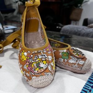 New Tory Burch Minnie Ballet Espadrille